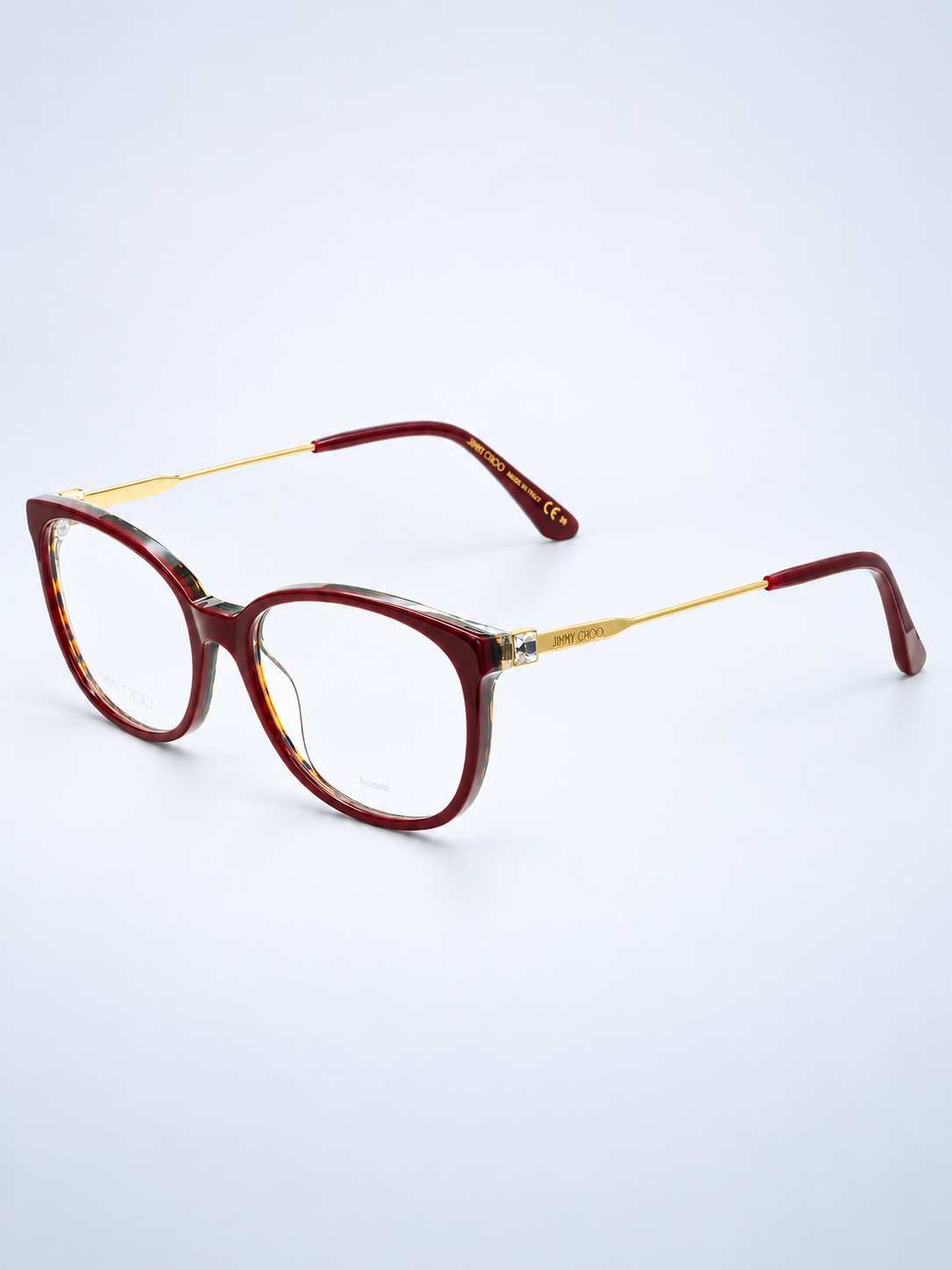 JIMMY CHOO JC 302 1GR 55mm Eyewear Glasses RX Optical Glasses FRAMES New Italy