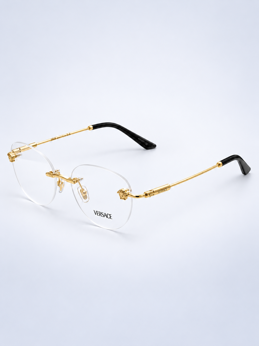 VERSACE MOD 1305 1002 55mm Eyewear FRAMES RX Optical Eyeglasses New - Italy