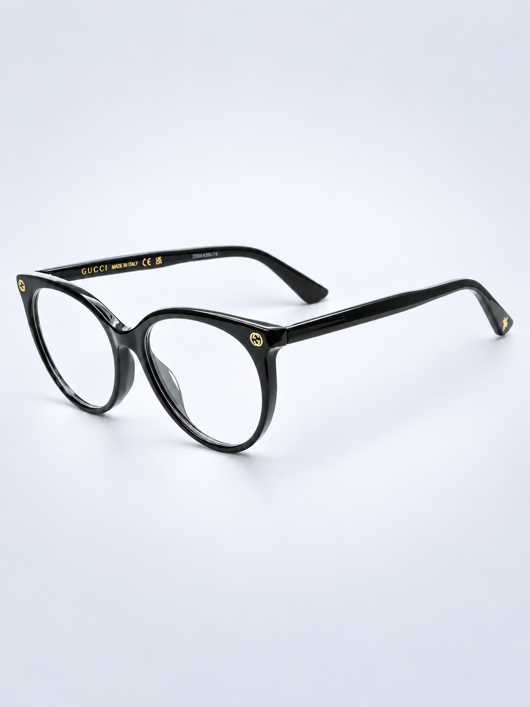 GUCCI GG 0093O 001 53mm Eyewear FRAMES Glasses RX Optical Eyeglasses New - Italy