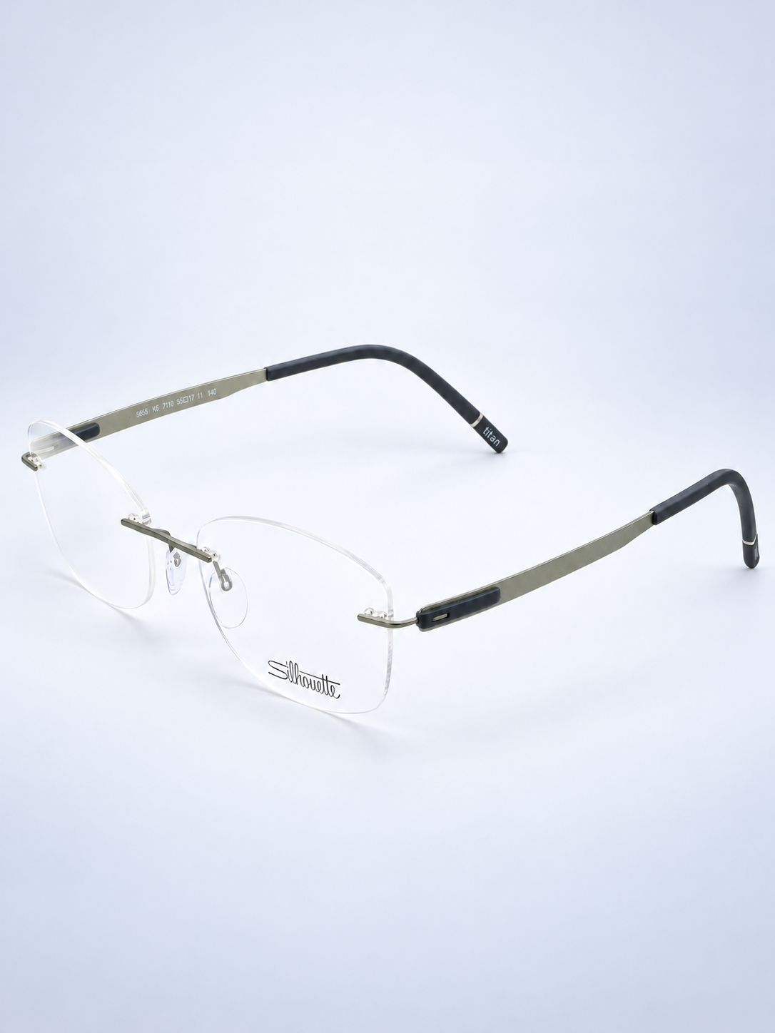 SILHOUETTE TITAN 5555 KR 7110 55mm Eyewear FRAMES RX Optical Glasses-New Austria