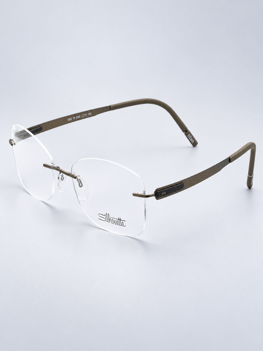 SILHOUETTE TITAN 5555 70 6040 55mm Eyewear FRAMES RX Optical Glasses-New Austria