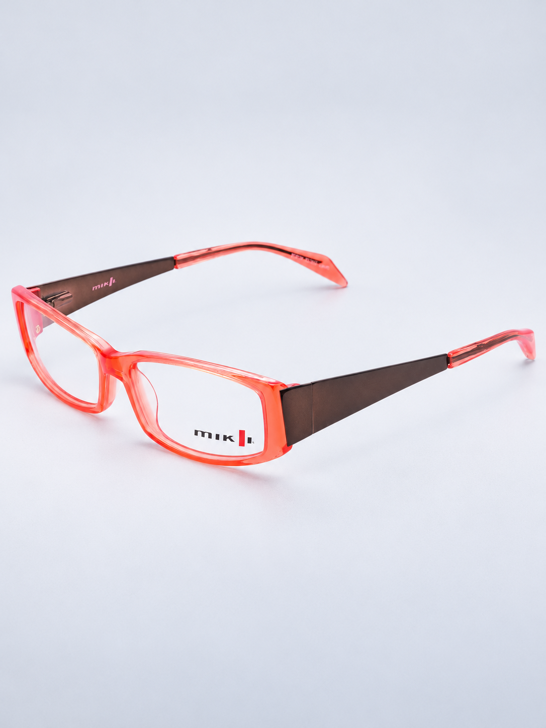 MIKLI M0613 03 Clear Red 54mm Eyewear RX Optical FRAMES Glasses Eyeglasses - New