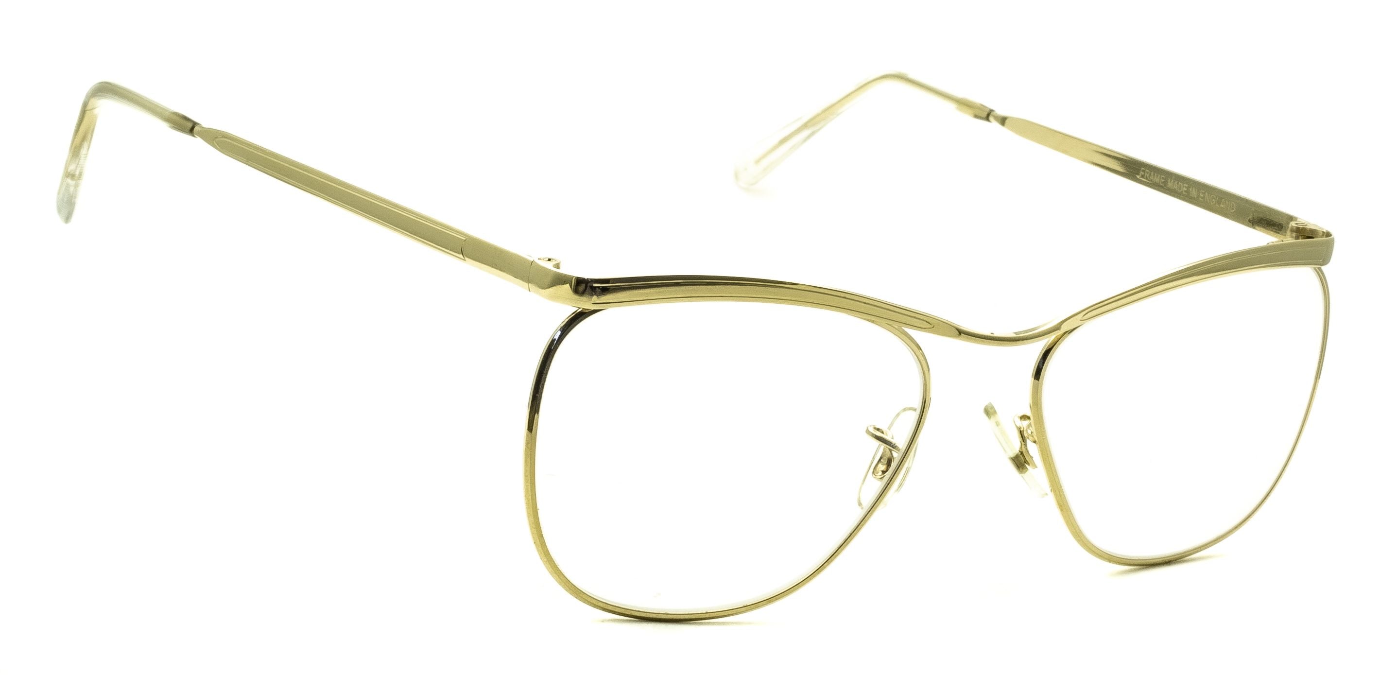 SAVILE ROW Dominor 14KT GF Gold 52x18mm FRAMES RX Optical Glasses Eyewear - NOS