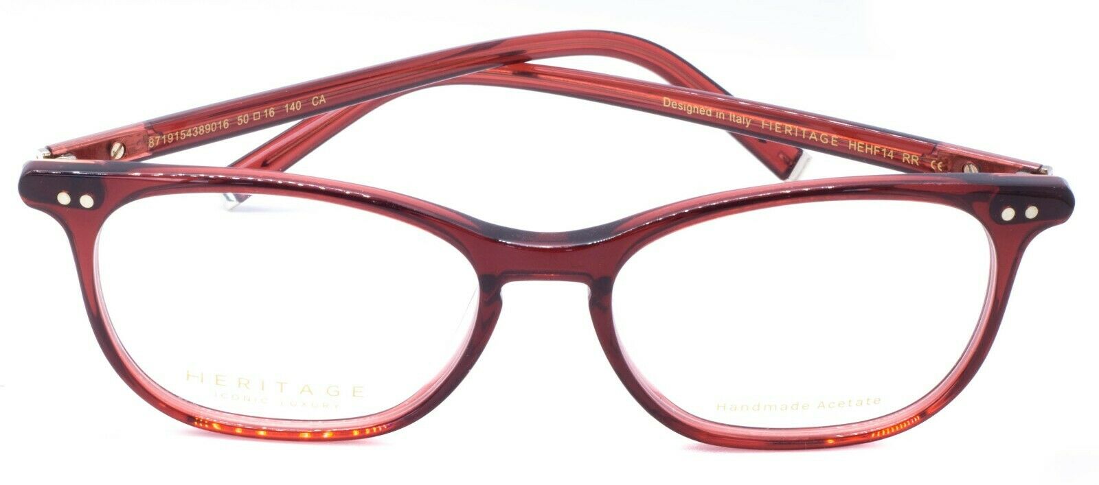 HERITAGE Iconic Luxury HEHF14 RR Eyewear FRAMES Eyeglasses RX Optical Glasses