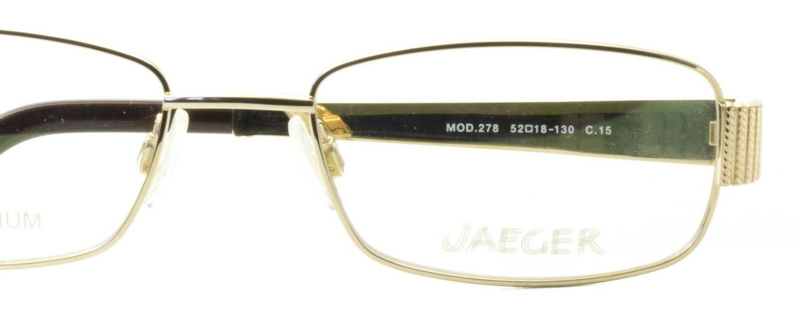 JAEGER Mod. 278 C.15 52mm Eyewear FRAMES RX Optical Glasses Eyeglasses New Japan