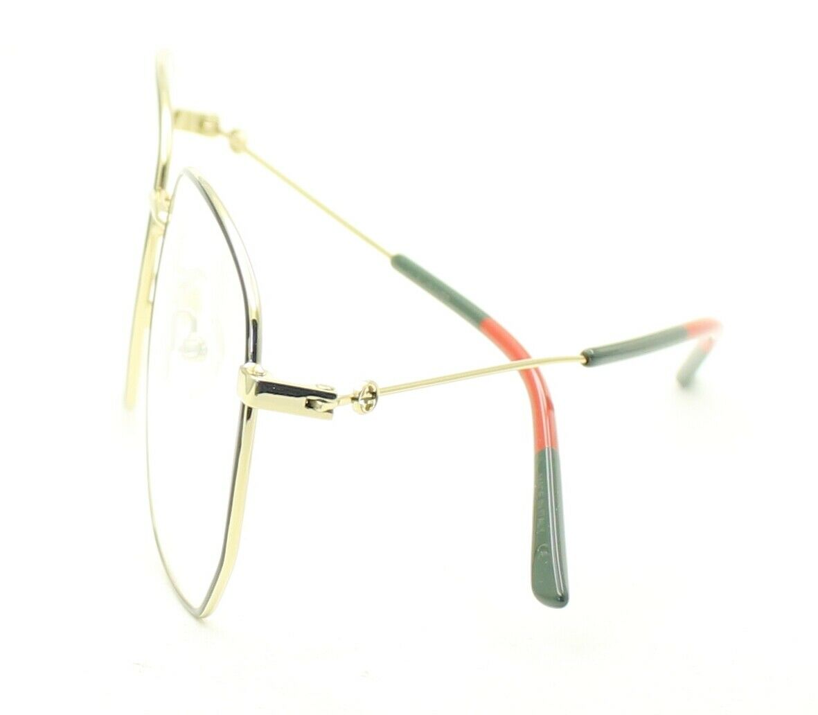 GUCCI GG 0396O 001 56mm Eyewear FRAMES Glasses RX Optical Eyeglasses New - Italy