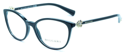BVLGARI 9251 353 55mm Natural Horn Eyewear RX Optical Glasses FRAMES NEW - Italy