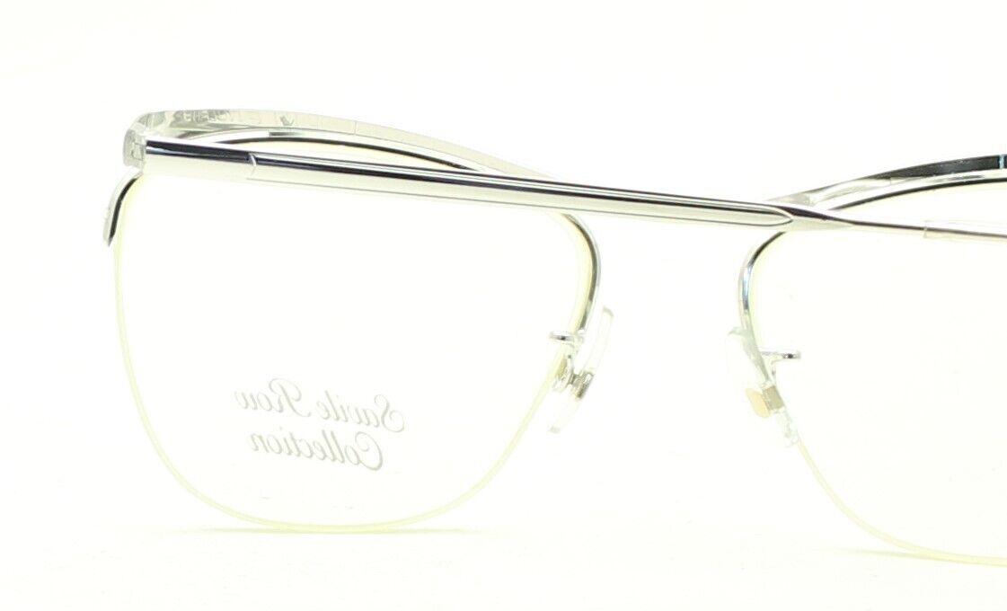 SAVILE ROW Dominor Supra Rhodium 52x20mm FRAMES RX Optical Glasses Eyewear - NOS