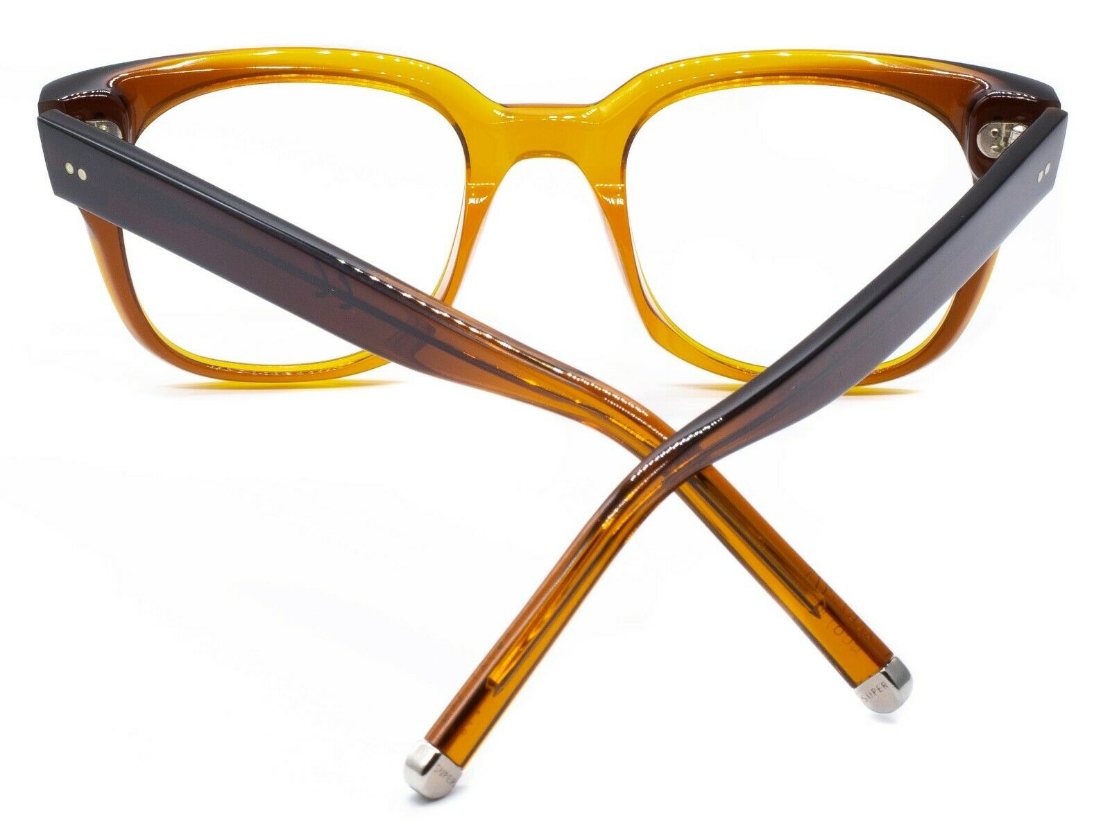 RETROSUPERFUTURE 4CC/R Numero 8 1/2 FW17 Dark Amber 49mm RX Optical Eyeglasses