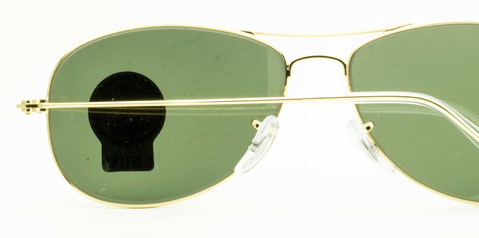 RAY BAN RB 3362 COCKPIT 001 3N Aviator Large Metal Sunglasses Shades New - Italy