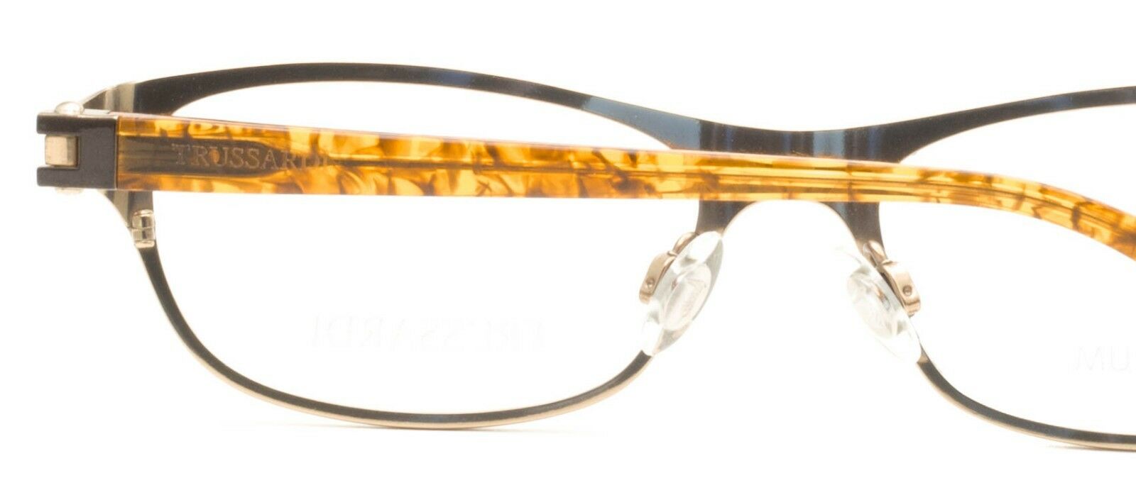 TRUSSARDI TR 12513 BR 53mm RX Optical Eyewear FRAMES Eyeglasses Glasses - Italy