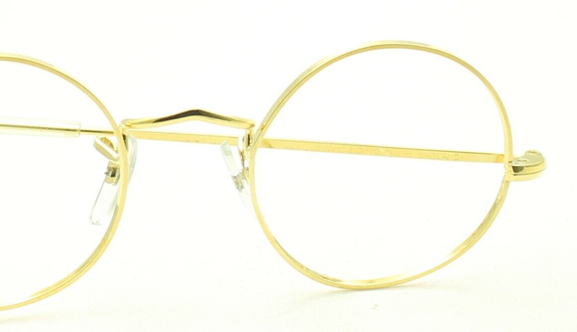 B.O.I.C. (SAVILE ROW) Gold 43x20mm True Round Eyewear FRAMES RX Optical Glasses