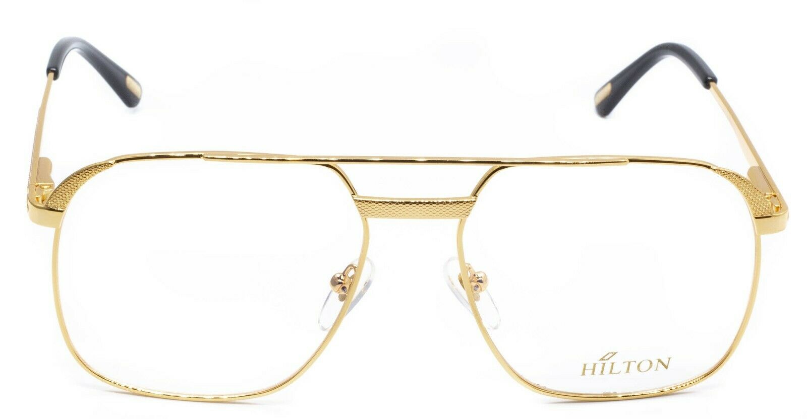 Hilton Eyewear Vintage Class 010 995 24KT 58x18mm FRAMES RX Optical - New NOS