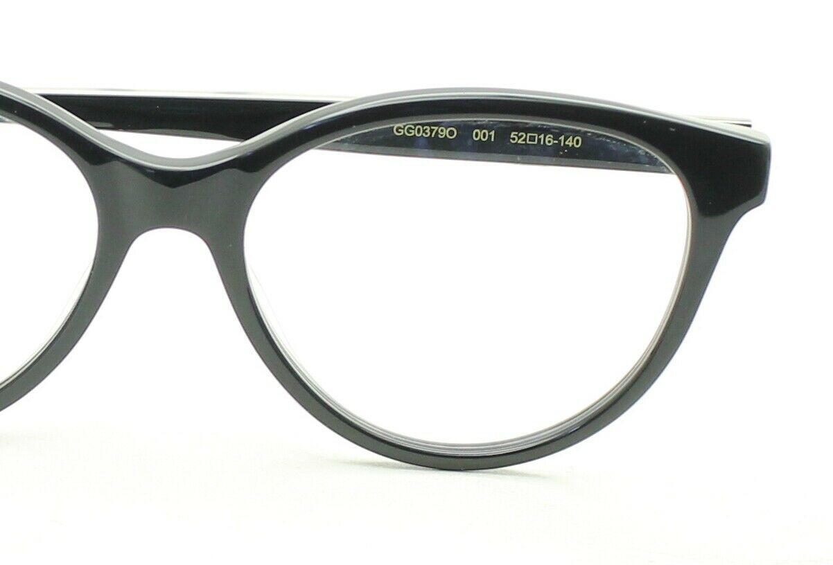 GUCCI GG 0379O 001 52mm Eyewear FRAMES Glasses RX Optical Eyeglasses New - Japan