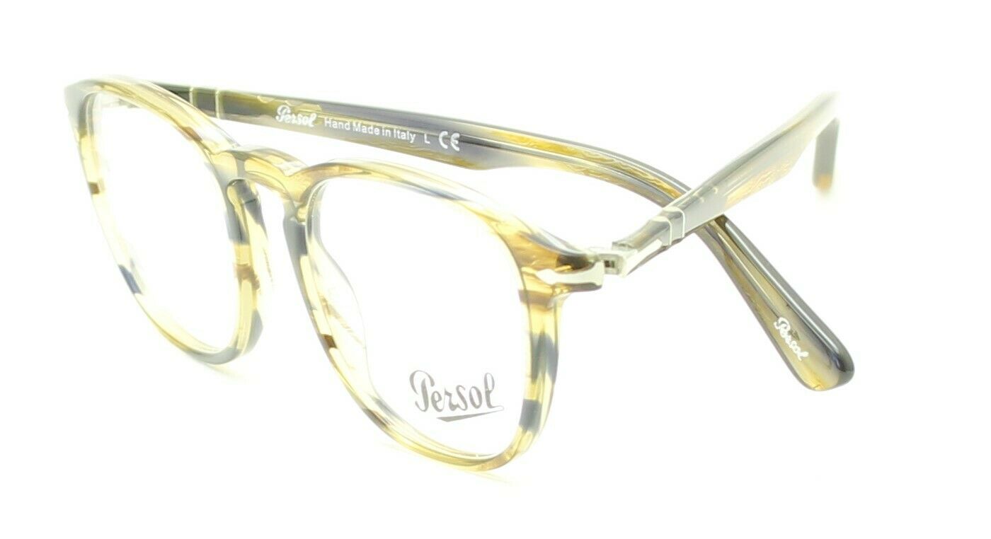 PERSOL 3143-V 1049 49mm Eyewear FRAMES Glasses RX Optical Eyeglasses New - Italy