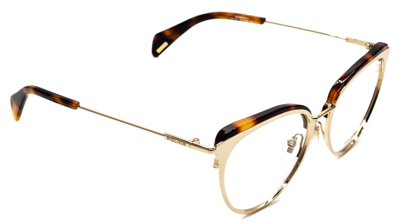 POLICE VPL 734 COL. 0300 GOLDENEYE 8 52mm Eyewear RX Optical Eyeglasses Glasses