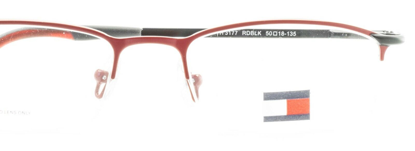 TOMMY HILFIGER TH3177 RDBLK Eyewear FRAMES - NEW Glasses RX Optical Eyeglasses