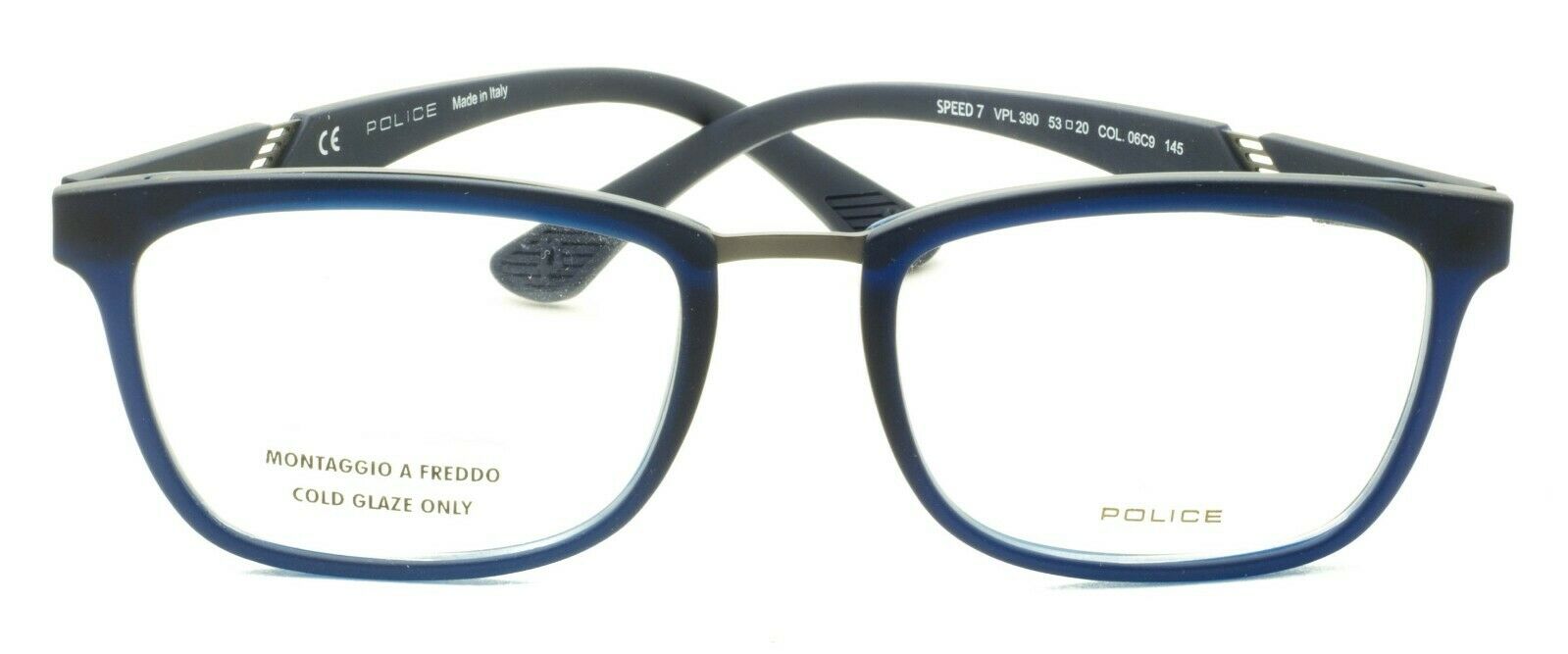 POLICE VPL 390 06C9 SPEED 7 53mm Eyewear FRAMES RX Optical 