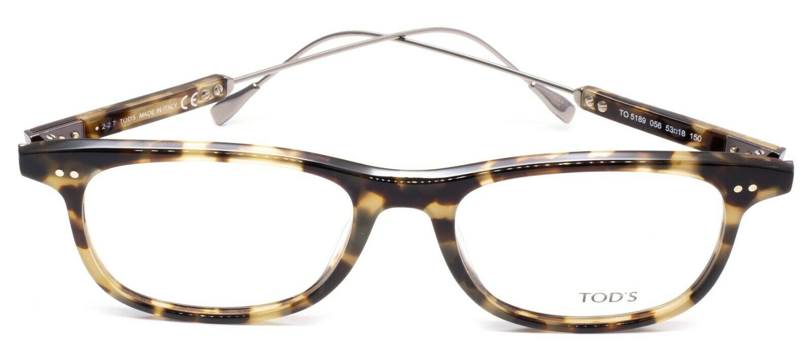 TOD'S TO 5189 056 53mm Eyewear FRAMES Glasses RX Optical Eyeglasses New - Italy