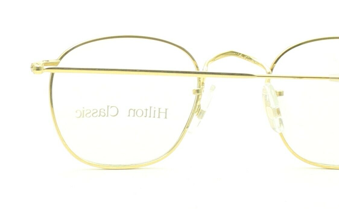 Hilton Classic 3 (SAVILE ROW) Quadra Gold 1036 44x20mm FRAMES RX Optical - NOS