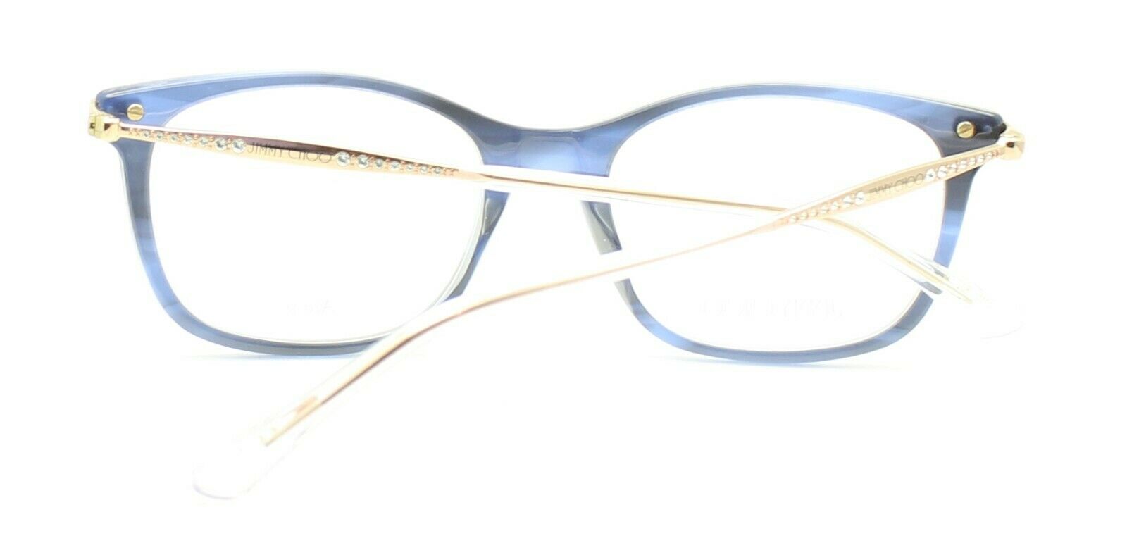 JIMMY CHOO JC298 JBW 52mm Eyewear Glasses RX Optical Glasses FRAMES New - Italy