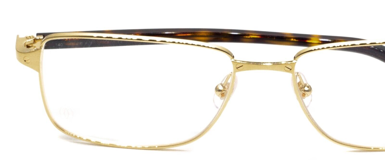 CARTIER CT0040O 009 55mm Gold Eyewear FRAMES RX Optical France Glasses  New BNIB