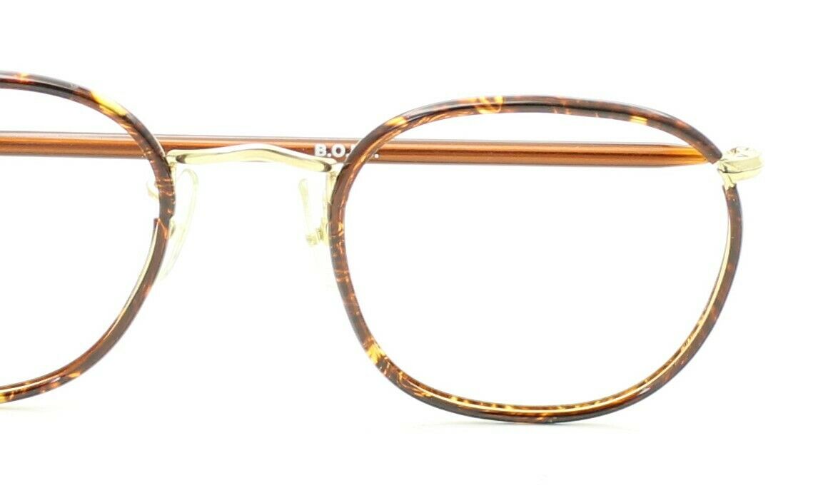 B.O.I.C.(SAVILE ROW) Quadra Gold 47x20mm Frames RX Optical Eyeglasses GlassesNOS