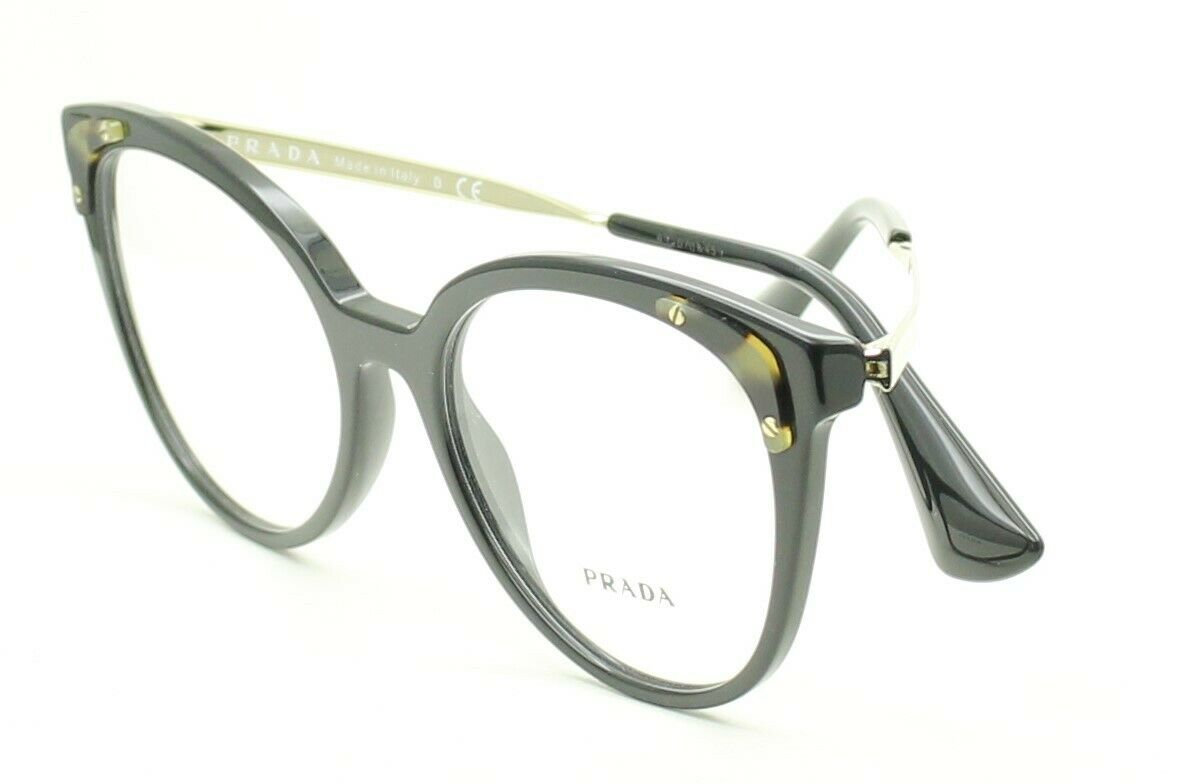 PRADA VPR 12U 1AB-1O1 53mm Eyewear FRAMES RX Optical Eyeglasses Glasses NewItaly