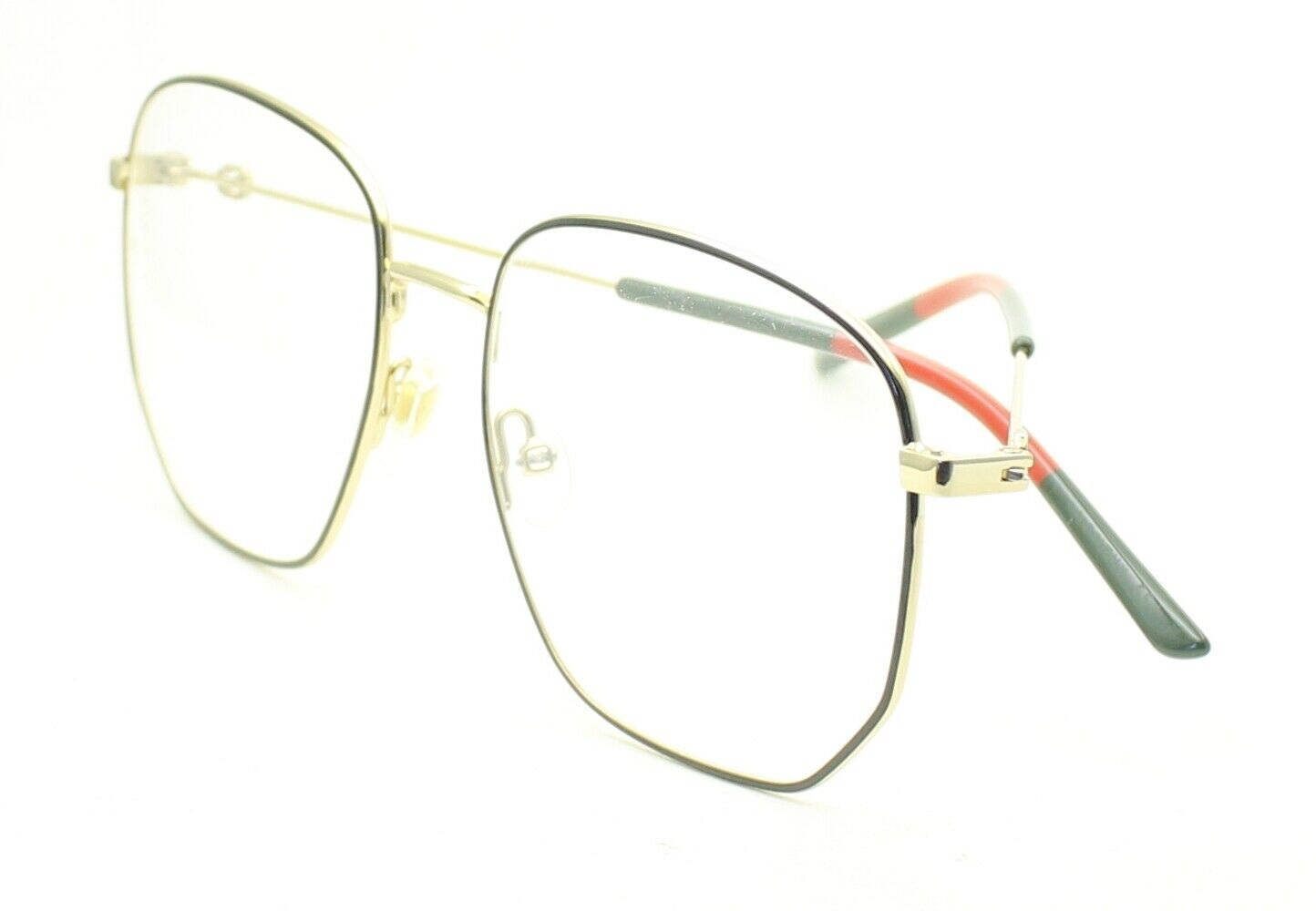 GUCCI GG 0396O 001 56mm Eyewear FRAMES Glasses RX Optical Eyeglasses New - Italy