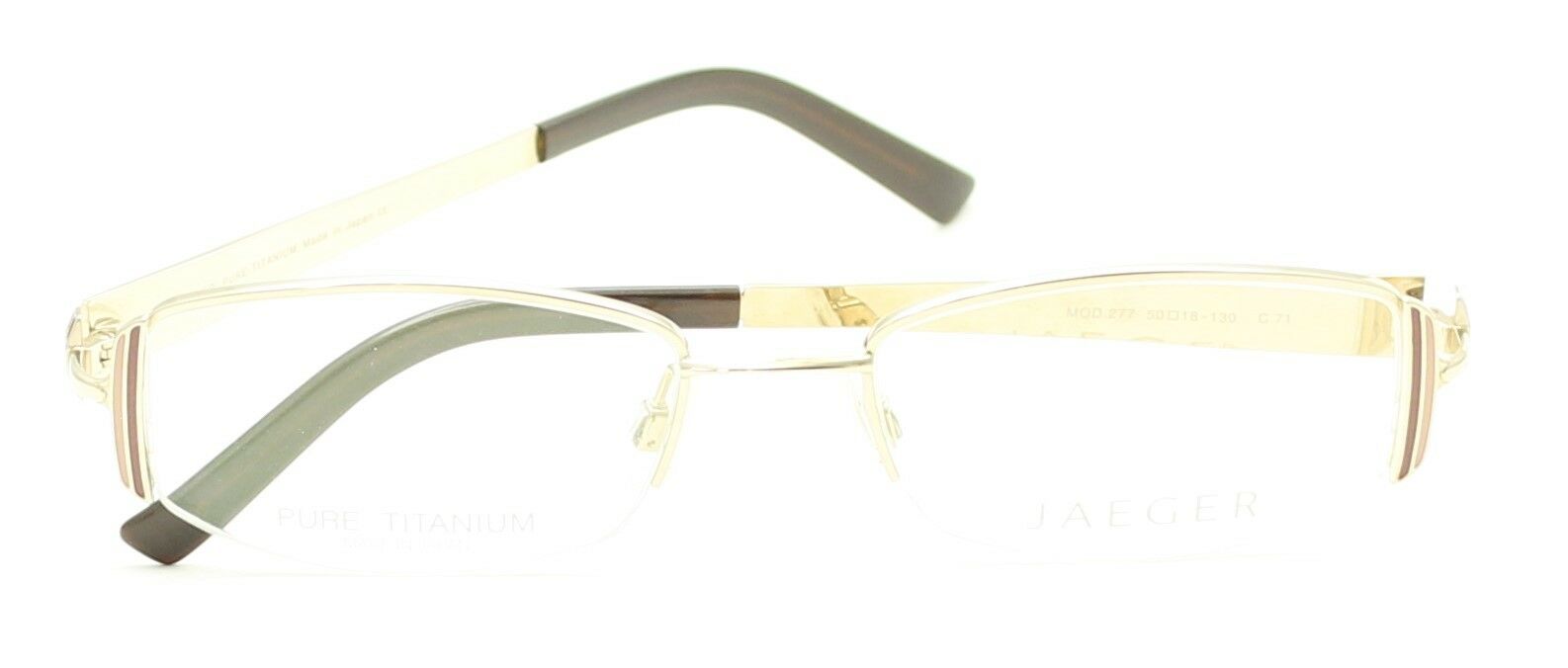 JAEGER Mod. 277 C.71 50mm Eyewear FRAMES RX Optical Glasses Eyeglasses New Japan