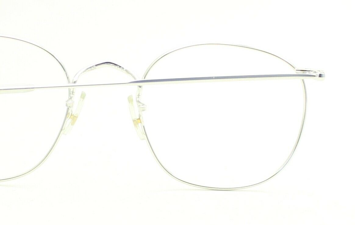 SAVILE ROW ENGLAND 14KT GF Rhodium Quadra 50x20mm FRAMES RX Optical Glasses New