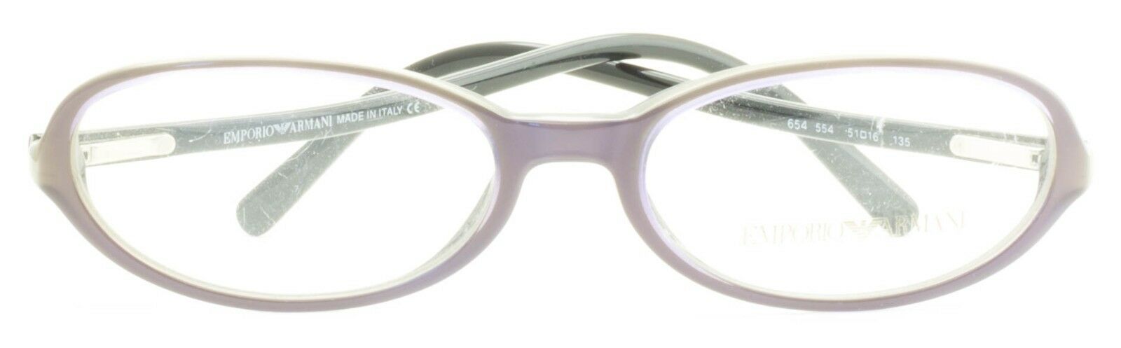 EMPORIO ARMANI 654 554 Eyewear FRAMES RX Optical Glasses Eyeglasses New - Italy