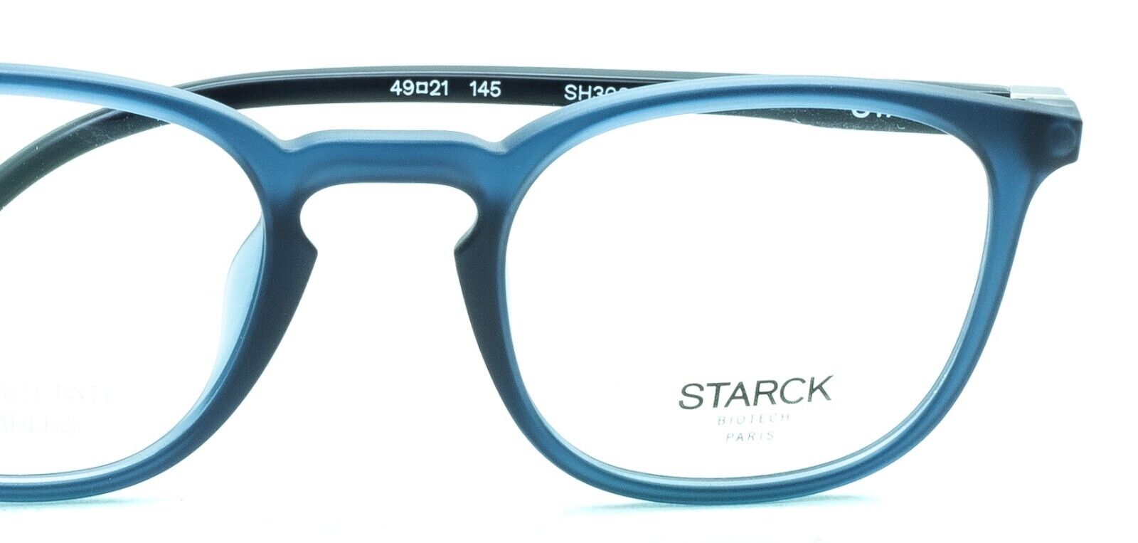 STARCK BIOTECH SH3088 0002 49mm FRAMES Glasses RX Optical Eyeglasses New - Italy