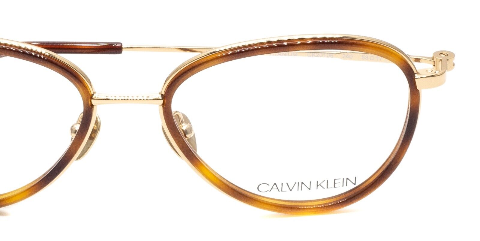 CALVIN KLEIN CK20106 240 Titanium 53mm Eyewear Optical FRAMES Eyeglasses Glasses