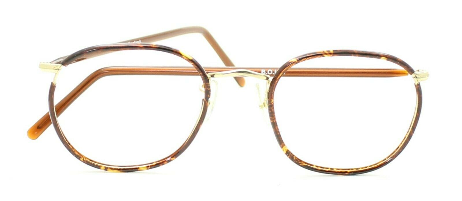 B.O.I.C.(SAVILE ROW) Quadra Gold 47x20mm Frames RX Optical Eyeglasses GlassesNOS