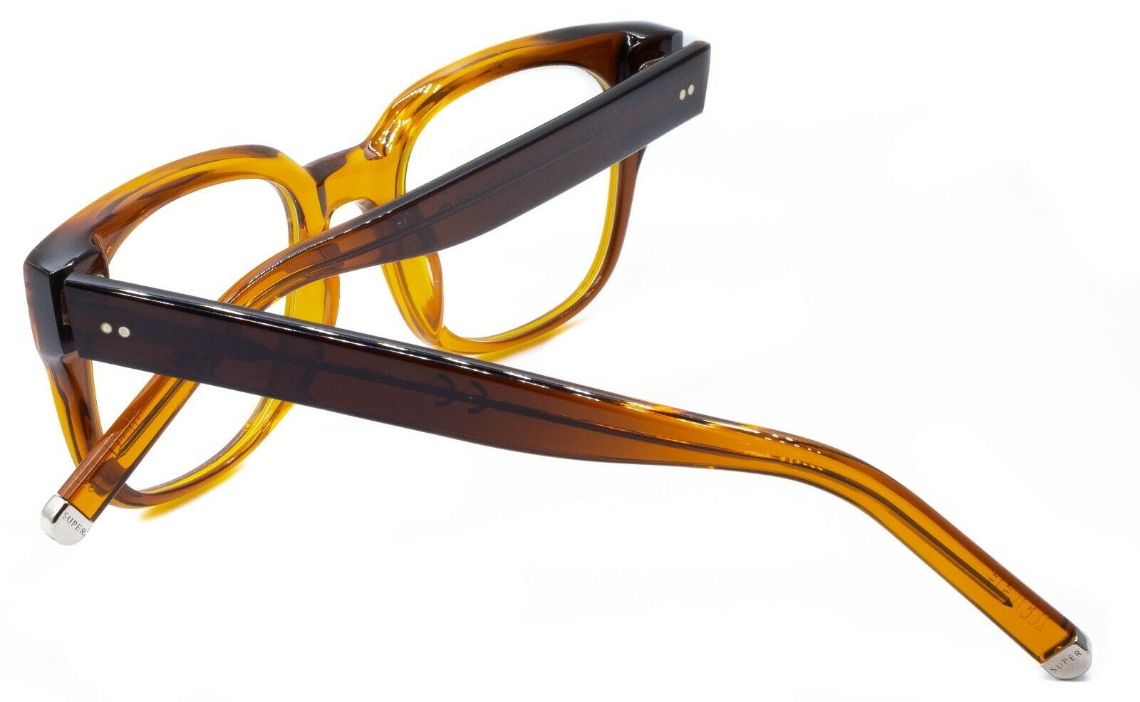 RETROSUPERFUTURE 4CC/R Numero 8 1/2 FW17 Dark Amber 49mm RX Optical Eyeglasses