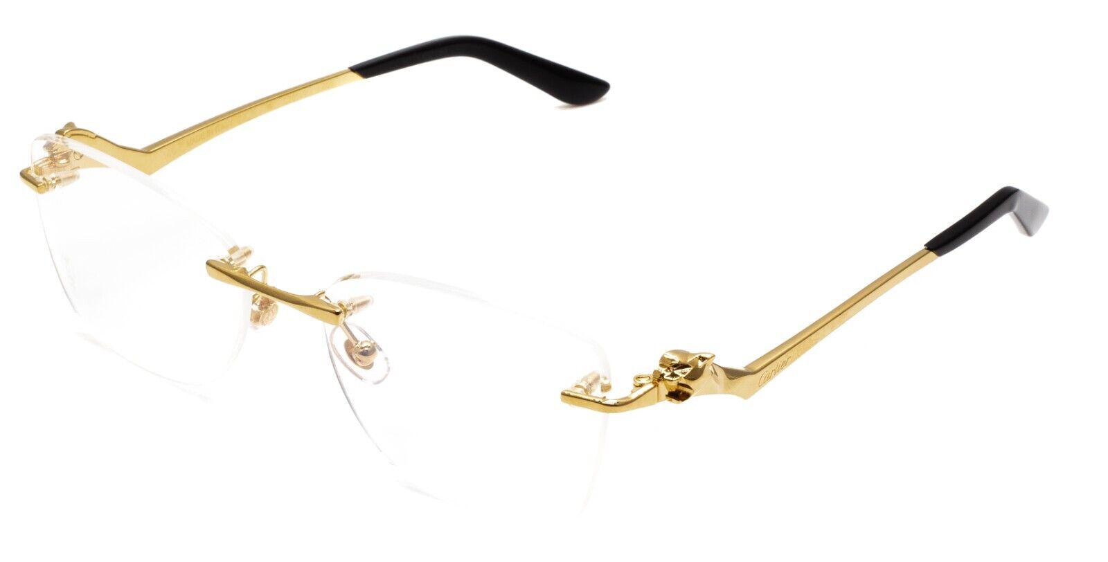 CARTIER CT0120O 001 57mm Gold Eyewear FRAMES RX Optical Glasses - New Italy