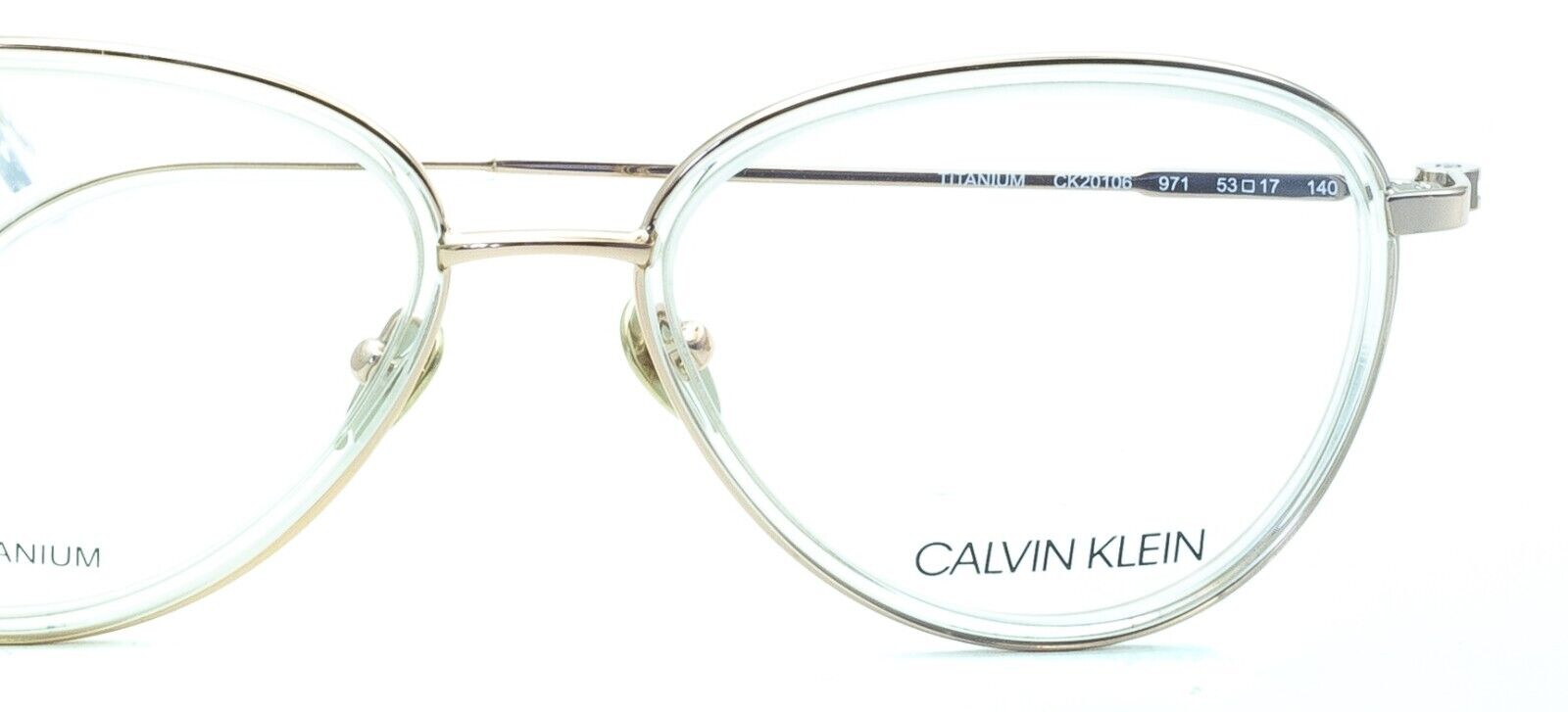 CALVIN KLEIN CK20106 971 Titanium 53mm Eyewear Optical FRAMES Eyeglasses Glasses