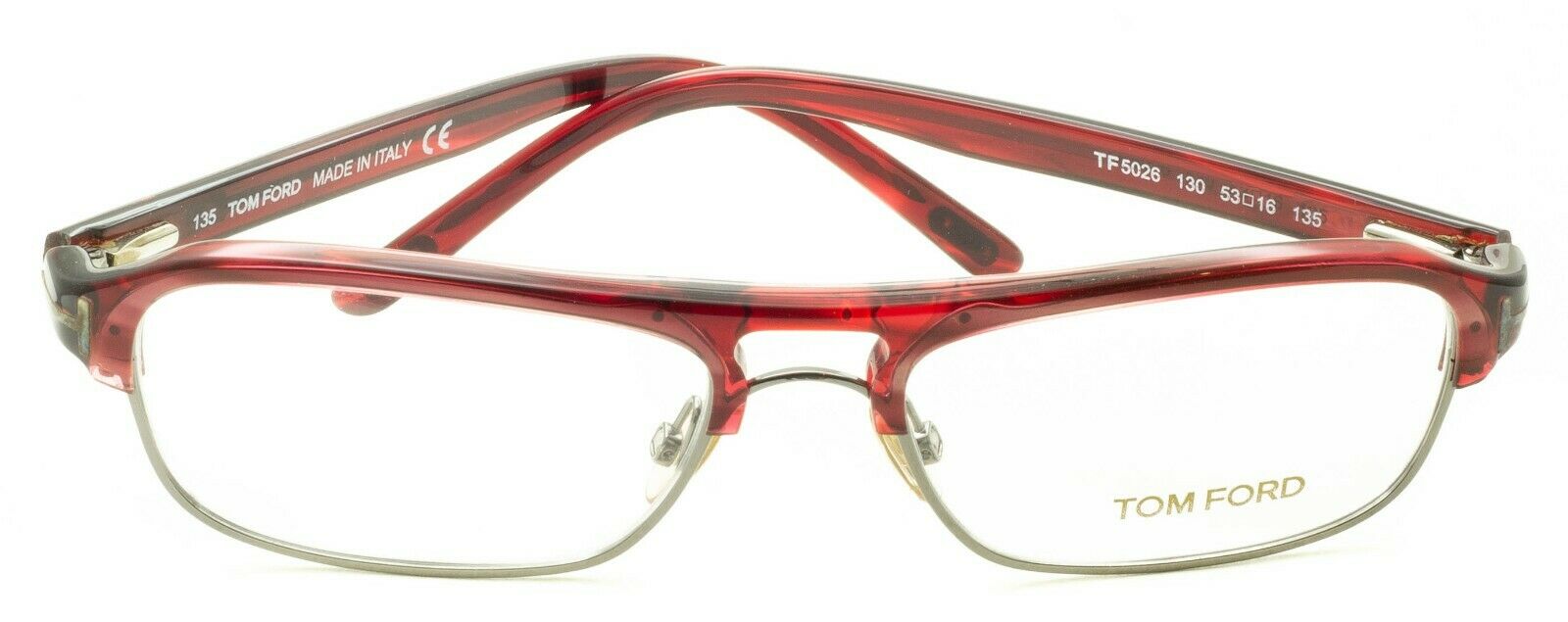 TOM FORD TF 5026 130 53mm Eyewear FRAMES RX Optical Eyeglasses Glasses Italy New