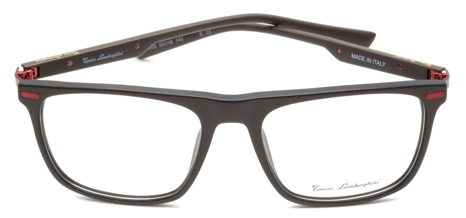 Tonino Lamborghini TL911 V03 55mm Eyewear RX Optical Glasses Frames - New Italy