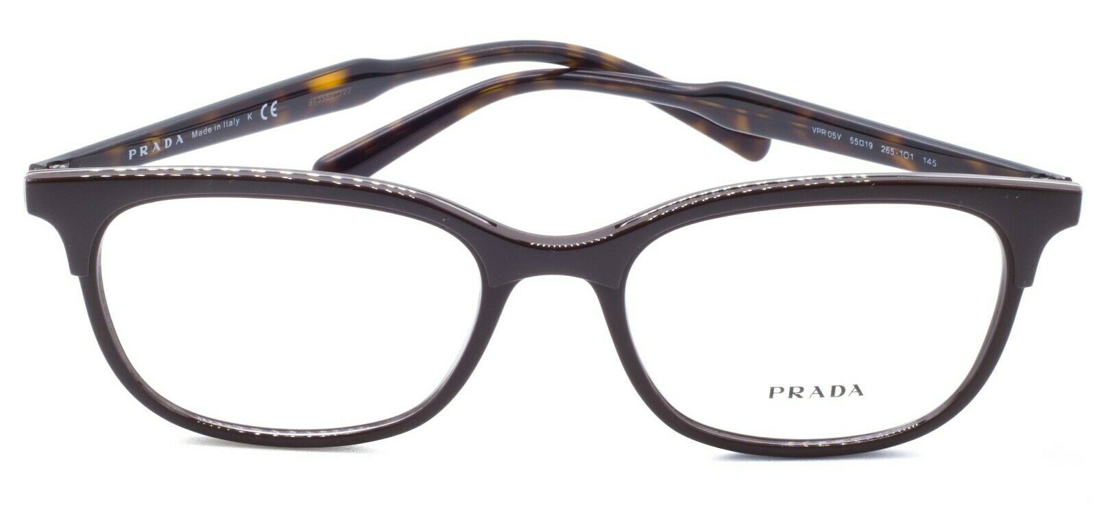 PRADA VPR 05V 265-1O1 55mm Eyewear FRAMES RX Optical Eyeglasses Glasses - Italy