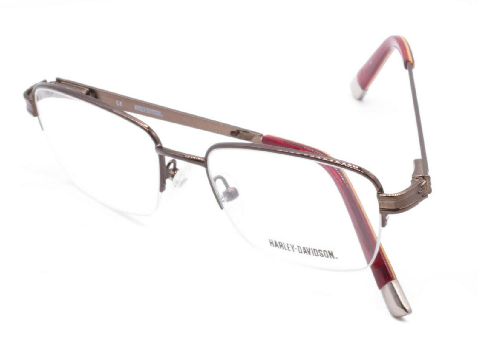 HARLEY-DAVIDSON HD704 BRN 52mm Eyewear FRAMES RX Optical Eyeglasses Glasses New