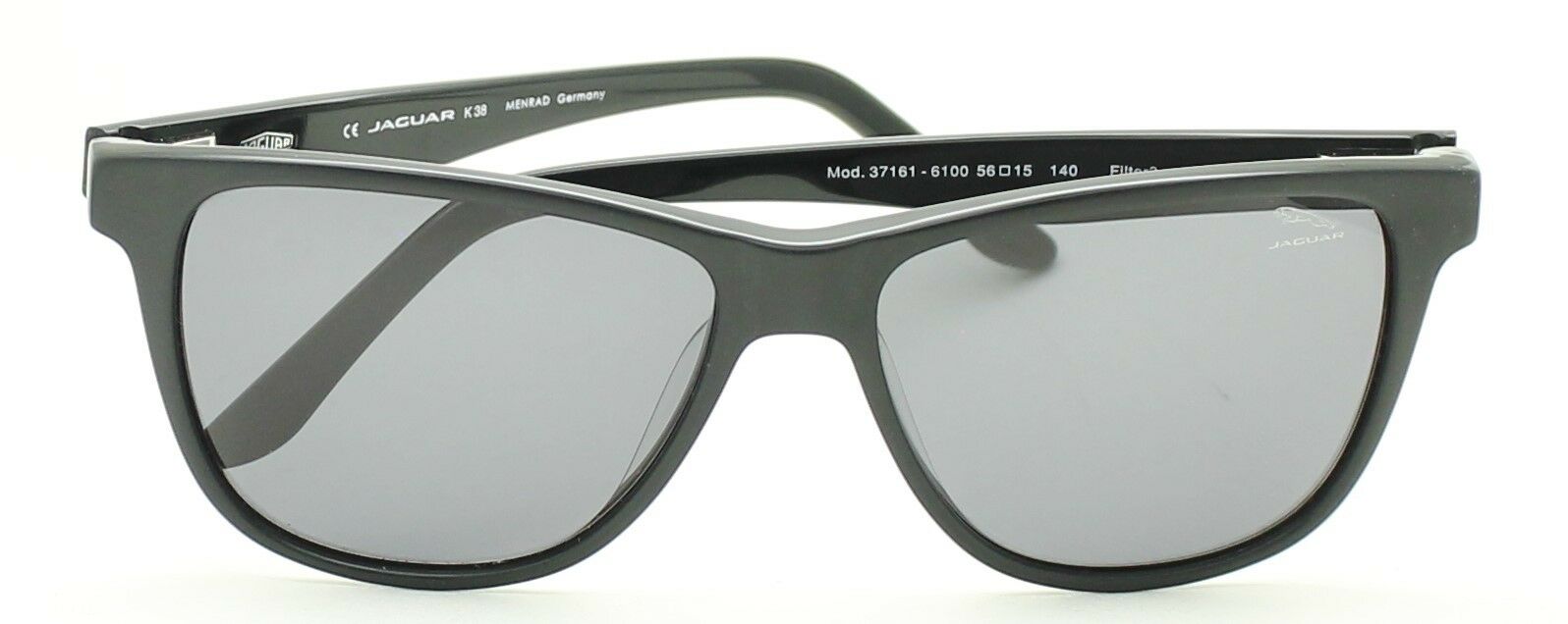 JAGUAR Mod. 37161 - 6100 Filter 3 56mm SUNGLASSES Shades Glasses Black - New