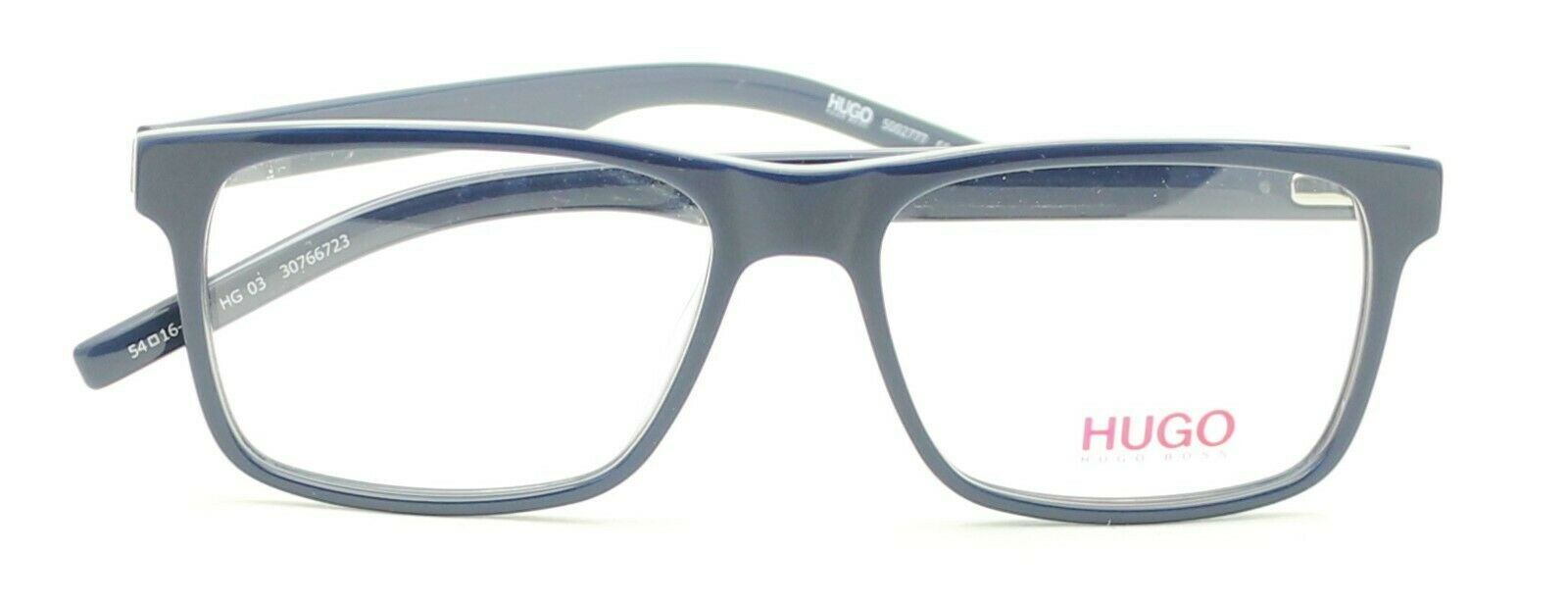 HUGO BOSS HG 03 Blue 54mm Eyewear FRAMES Glasses RX Optical Eyeglasses - Italy