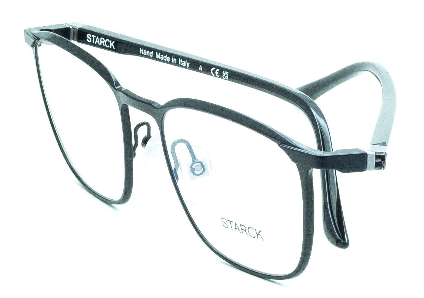 STARCK BIOTECH SH2079 0001 52mm FRAMES Glasses RX Optical Eyeglasses New - Italy