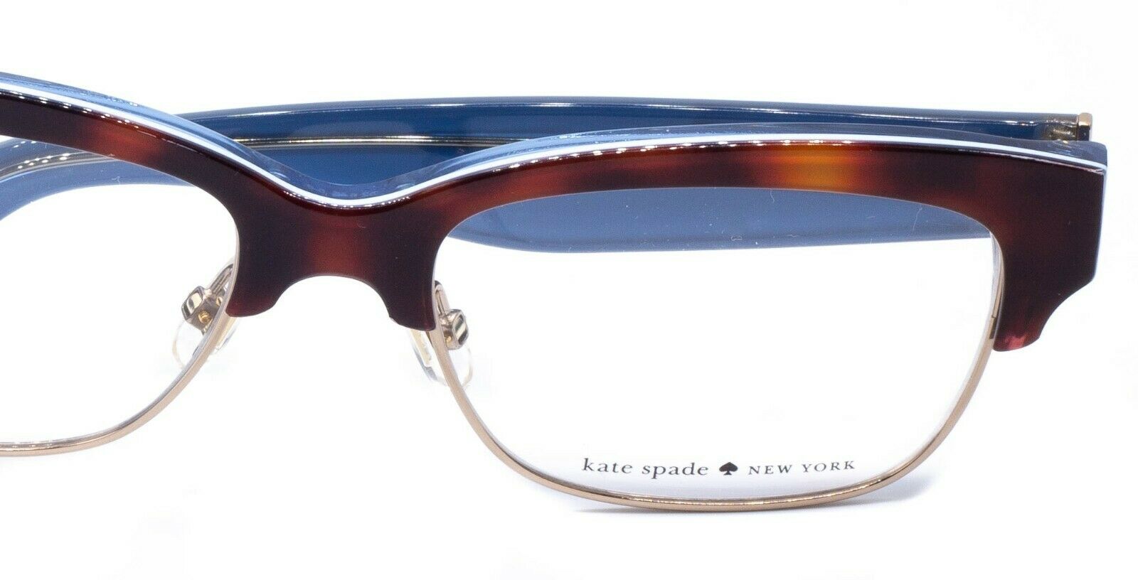 KATE SPADE NEW YORK SHANTAL QTR Havana Blue 52mm Eyewear Glasses RX Optical -New