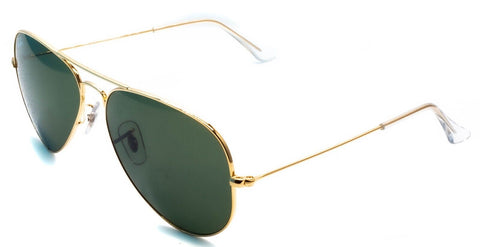 RAY BAN RB 3362 COCKPIT 001 3N Aviator Large Metal Sunglasses Shades New - Italy