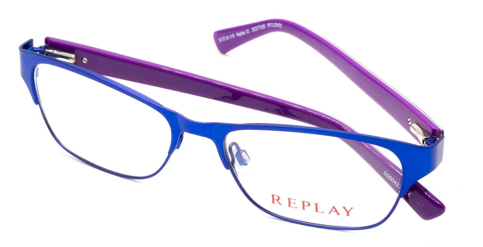 REPLAY 31 30377165 RY115V01 53mm FRAMES Glasses Optical Eyewear Eyeglasses - New