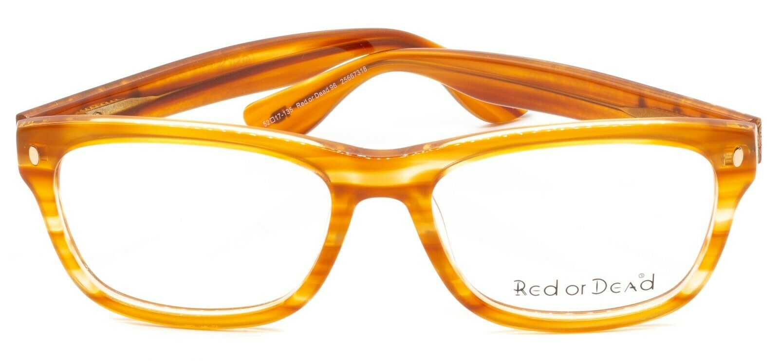 Red or Dead 96 25667318 52mm FRAMES Glasses RX Optical Eyewear Eyeglasses - New