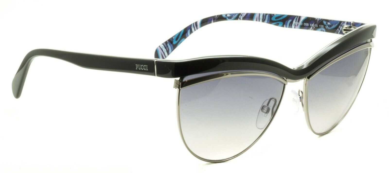 EMILIO PUCCI EP 10 05B 61mm Sunglasses Shades Eyeglasses Eyewear Italy - New